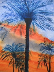 Coucher de soleil à Djerba