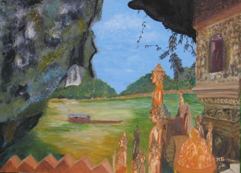 La rivière aux Bouddha