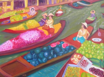 marché flottant