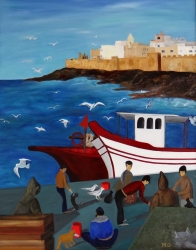 Retour de pêche à Essaouira