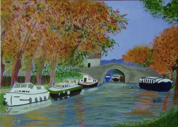 LE-CANAL-DU-MIDI-le-vieux-pont