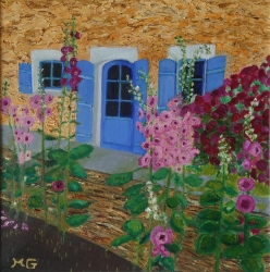Les roses trémières