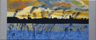 FEERIE-DES-MARAIS-acrylique-sur-lin